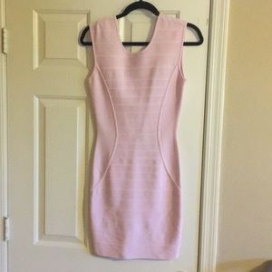 Beautiful pink bandage dress